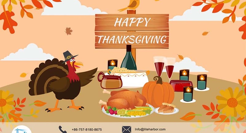 Liteharbor Wish You a Wonderful Thanksgiving Day