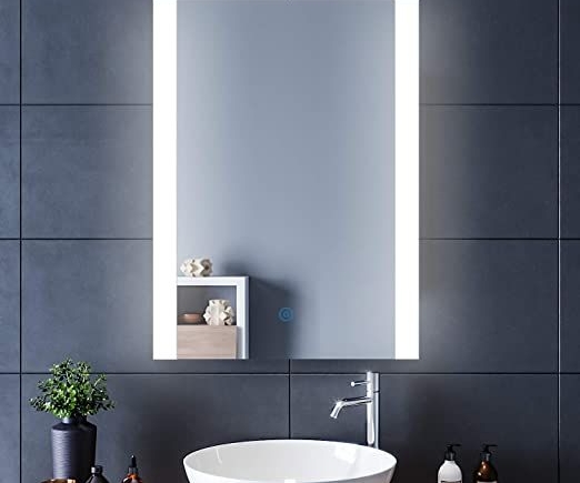 Rectangle Backlit Bathroom Vanity Mirror