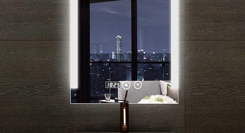 Liteharbor Bathroom Wall Mounted LED Backlit Mirror